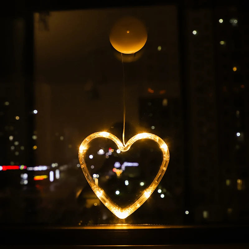 Weihnachtliche Fensterlichter