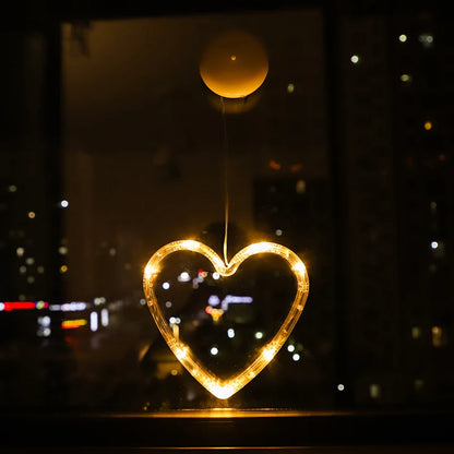 Weihnachtliche Fensterlichter